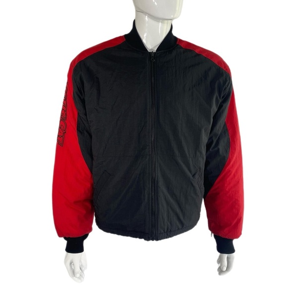 Arcticwear by Arctic Cat Men’s Vintage Red Black Lined Snowmobile Jacket - Picture 1 of 11
